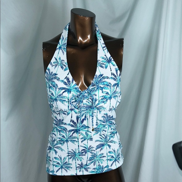 Tommy Bahama Other - Tommy Bahama Island Cays Pointelle reversible Tankini - Small - New